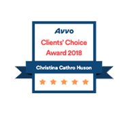 Avvo Clients' Choice Award 2018 | Christina Cathro Huson